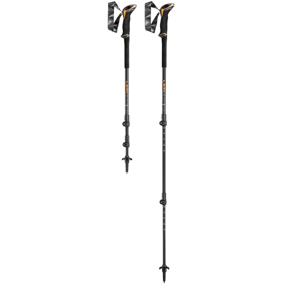 Leki Makalu Lite Orange Black Dark Anthracite