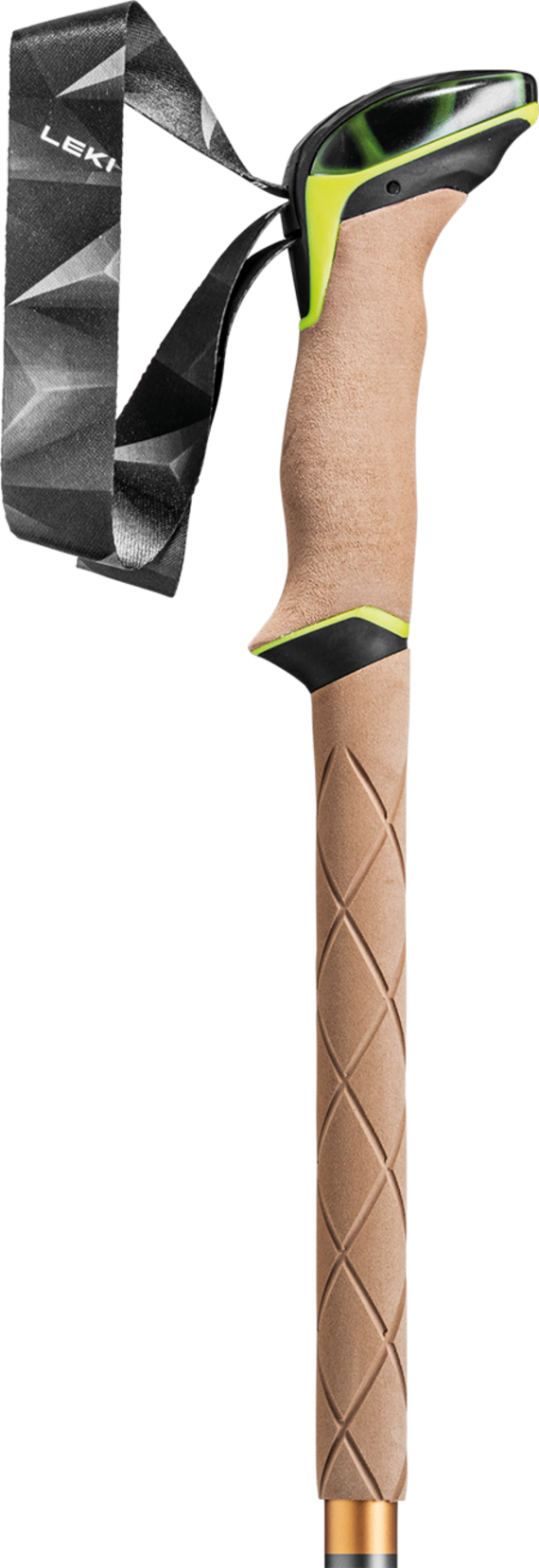 Leki Sherpa Poles (pair) Dark Anthracite/Copper/Neon Yellow