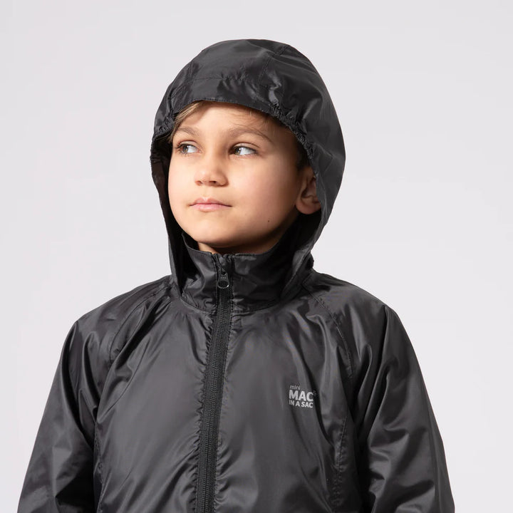 Mac in a Sac Mini Origin Black Waterproof Packaway Jacket