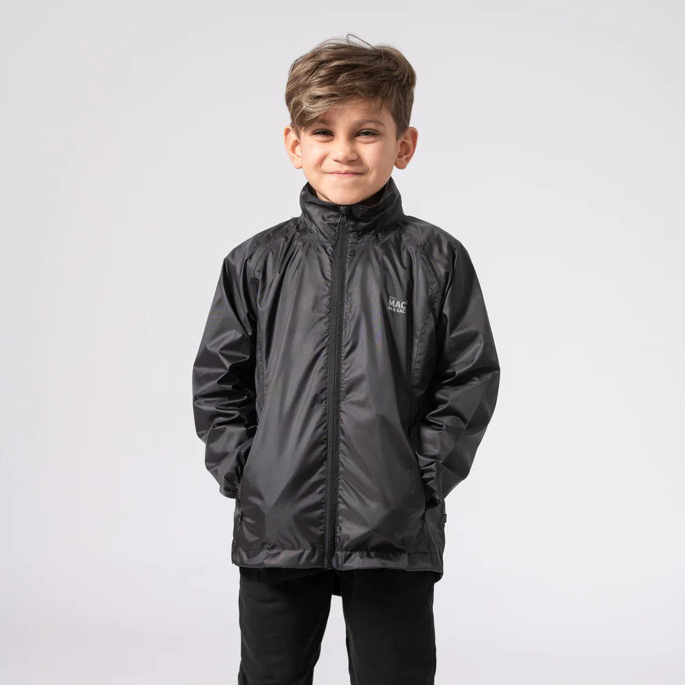 Mac in a Sac Mini Origin Black Waterproof Packaway Jacket