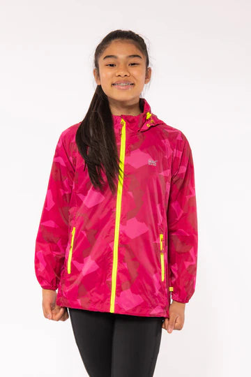 Mac in a Sac Mini Origin Packable Waterproof Jacket Pink Camo
