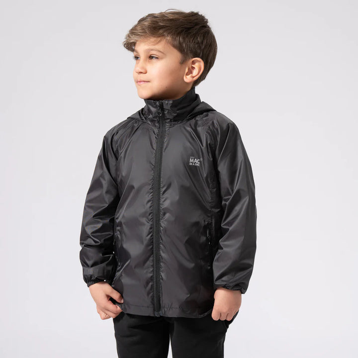 Mac in a Sac Mini Origin Black Waterproof Packaway Jacket