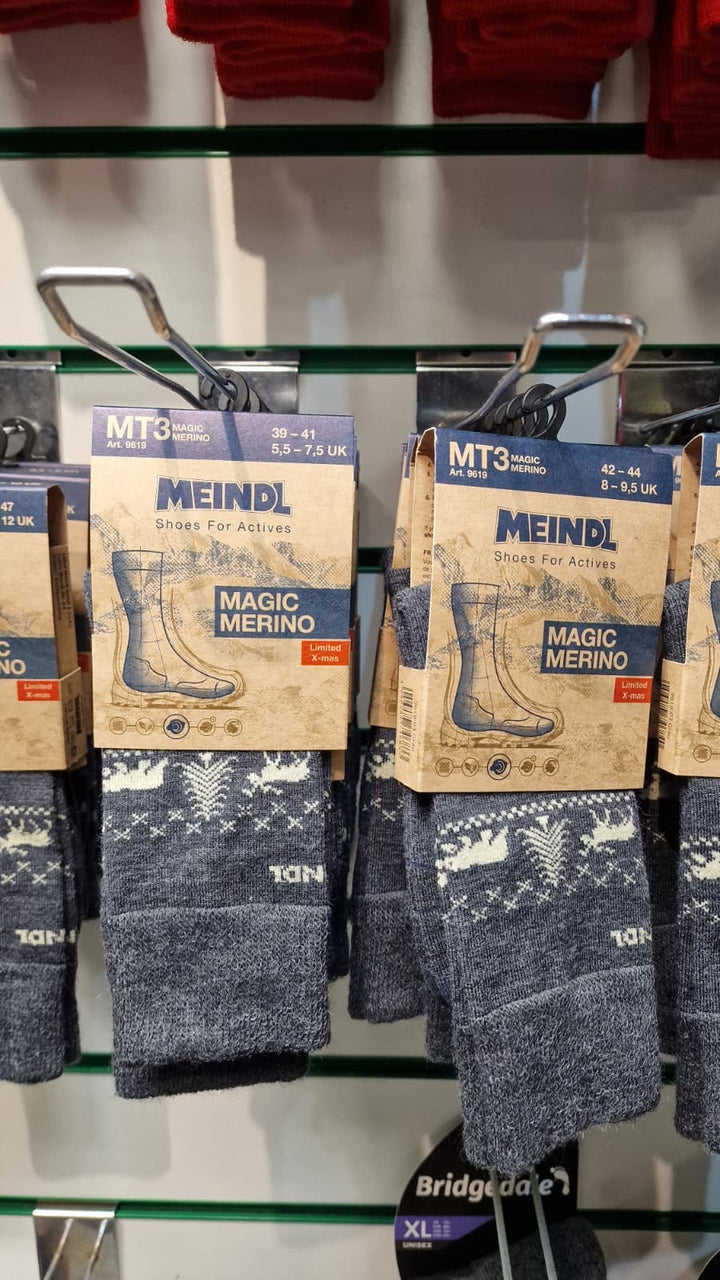 Meindl MT3 Christmas Socks Grey
