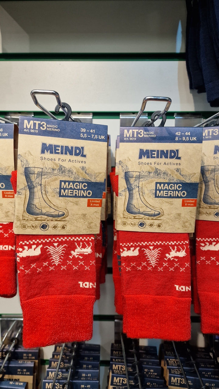 Meindl MT3 Christmas Socks Red