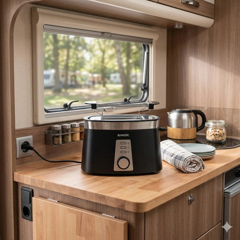 Mestic 240v Toaster 920w Black