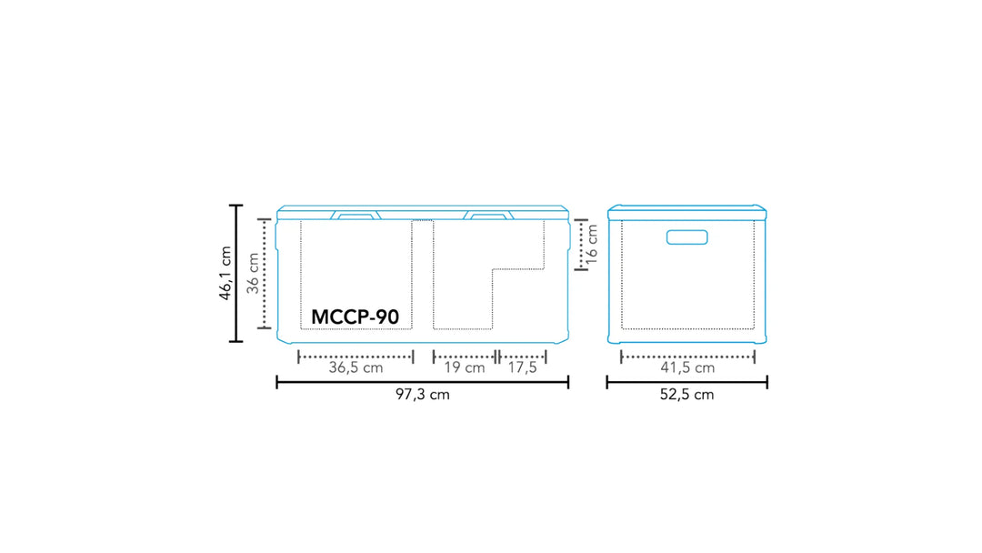 Mestic Compressor Cool Box Mccp 90 Ac Dc