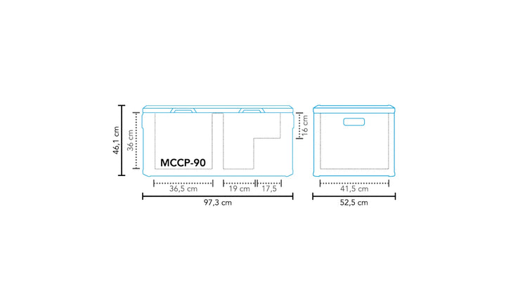 Mestic Compressor Cool Box Mccp 90 Ac Dc