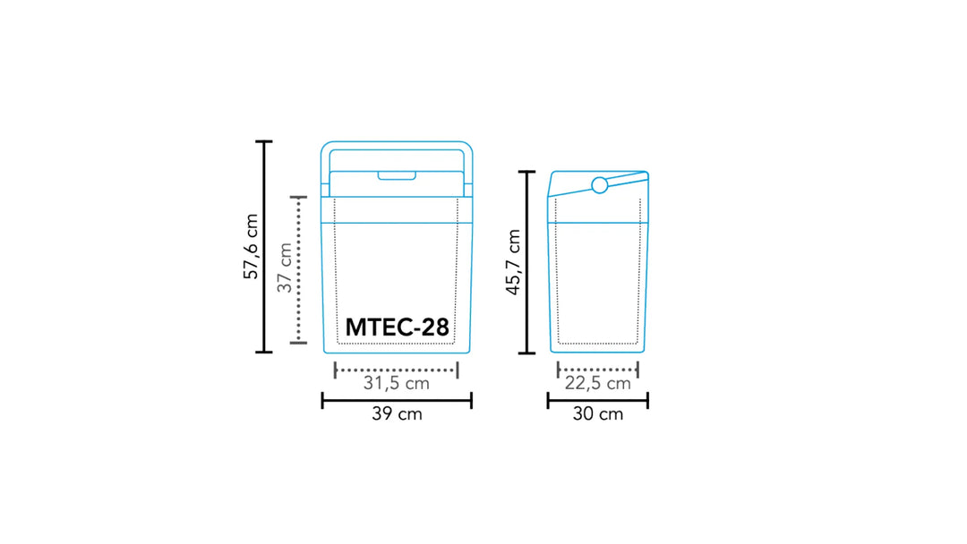 Mestic Cool Box Mtec 28 Ac Dc
