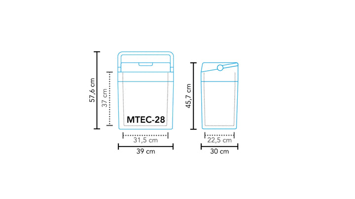 Mestic Cool Box Mtec 28 Ac Dc