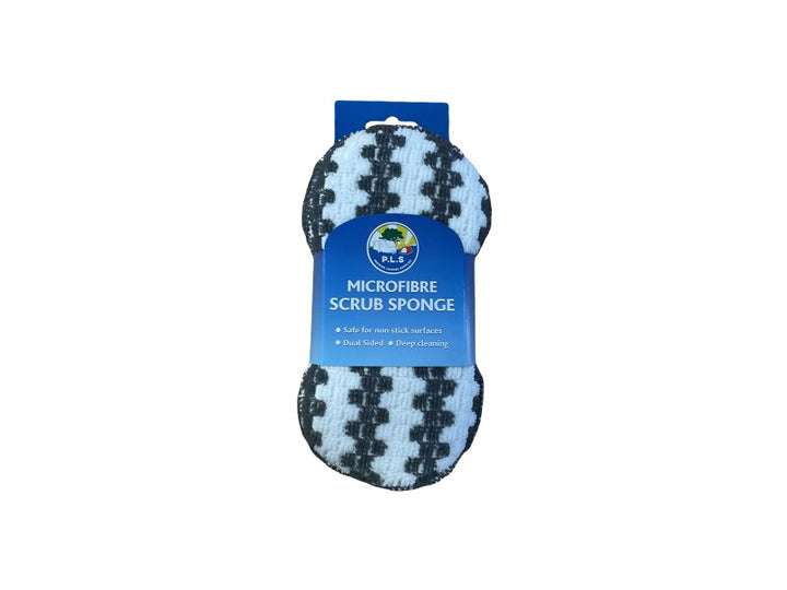 Microfibre Printed Sponges 18x8 - 2PK