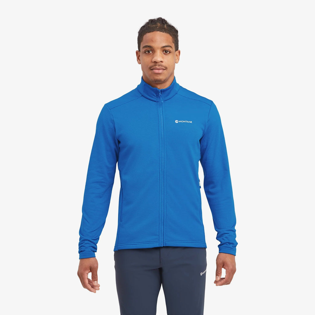 Montane Mens Protium Fleece Jacket Neptune Blue BCH Camping Leisure