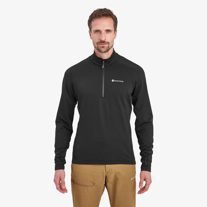 Montane Mens Protium Fleece Pull On Jacket Black