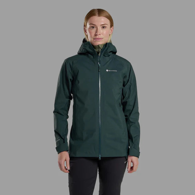 Montane Womens Phase Waterproof Jacket Deep Forest