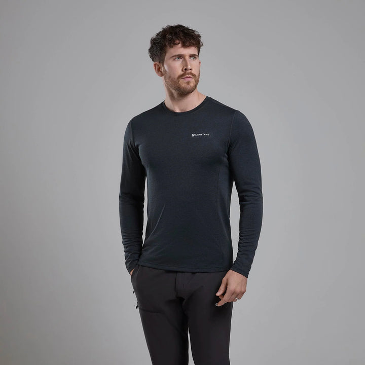 Montane Dart Long Sleeve T Shirt Mens Black
