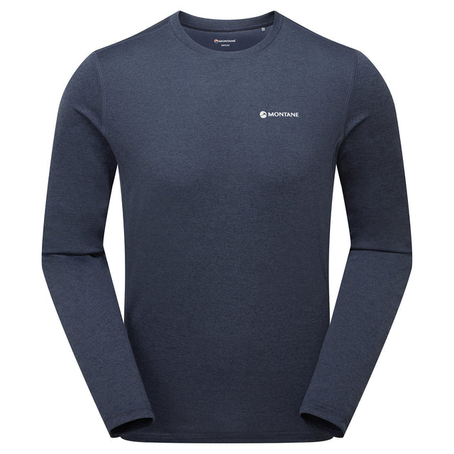 Montane Mens Dart Long Sleeve T Shirt Eclipse Blue