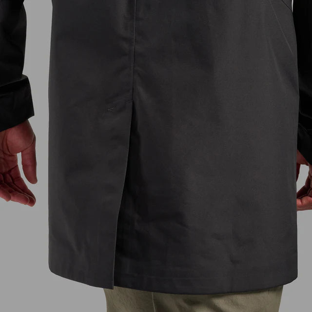 Montane Mens Spirit Long Waterproof Jacket Midnight Grey