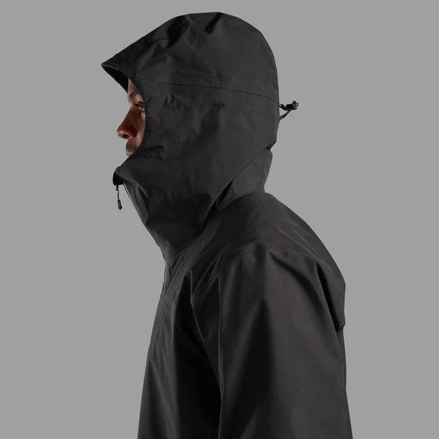 Montane Mens Spirit Long Waterproof Jacket Midnight Grey