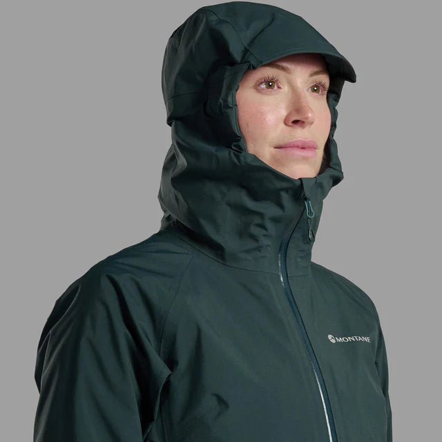 Montane Womens Phase Waterproof Jacket Deep Forest