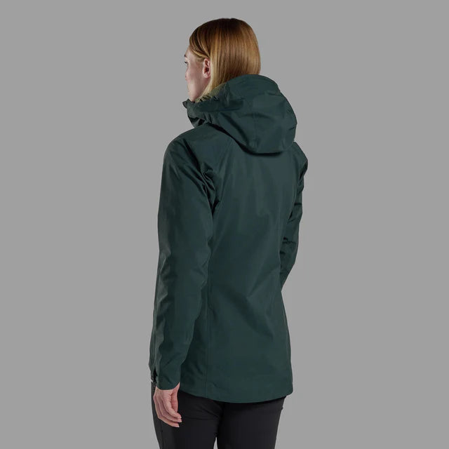 Montane Womens Phase Waterproof Jacket Deep Forest