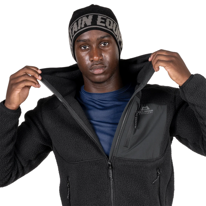 Mountain Equipment Highpile Hooded Mens Jacket Black