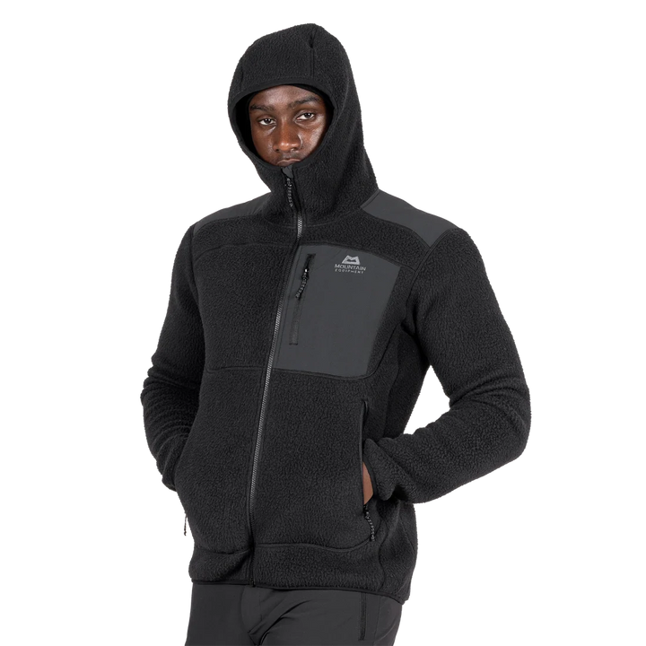 Mountain Equipment Highpile Hooded Mens Jacket Black