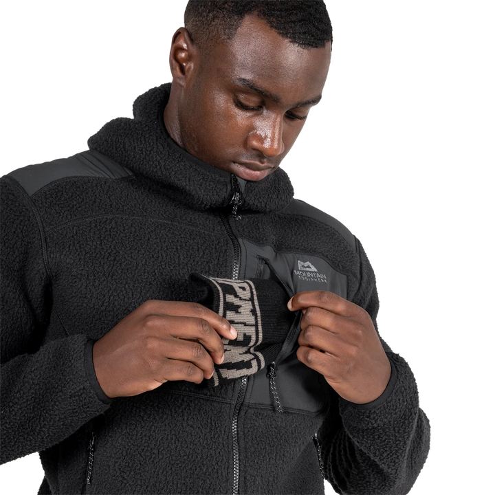Mountain Equipment Highpile Hooded Mens Jacket Black