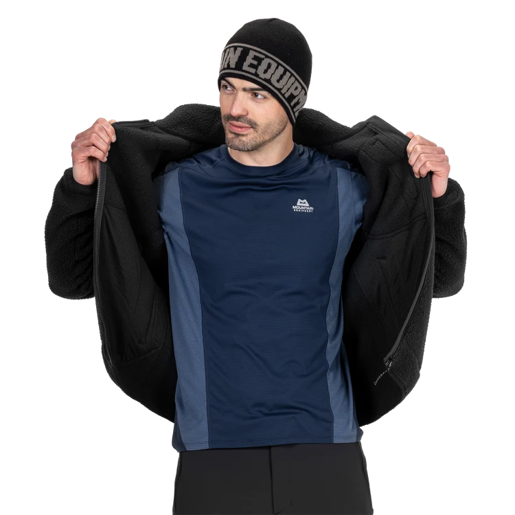 Mountain Equipment Highpile Mens Jacket Anvil Grey Black