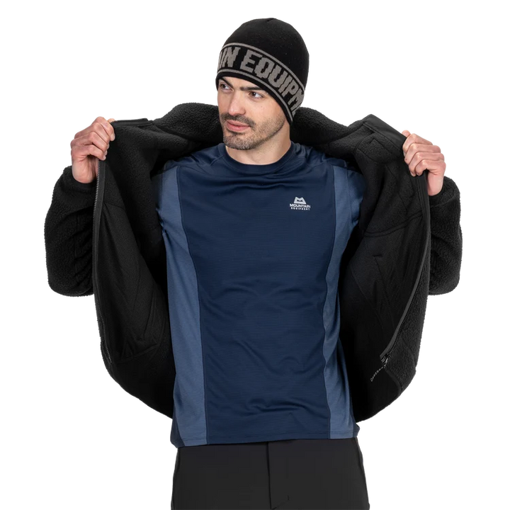 Mountain Equipment Highpile Mens Jacket Anvil Grey Black