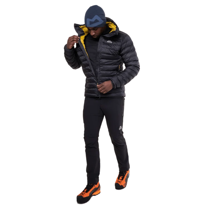Mountain Equipment Superflux Hooded Mens Jacket Obsidian