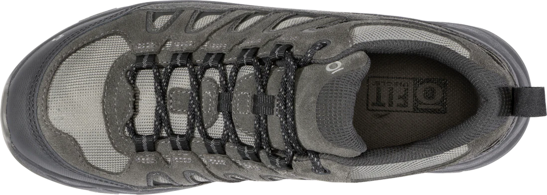 Oboz Mens Sawtooth Ascent Low Waterproof Charcoal