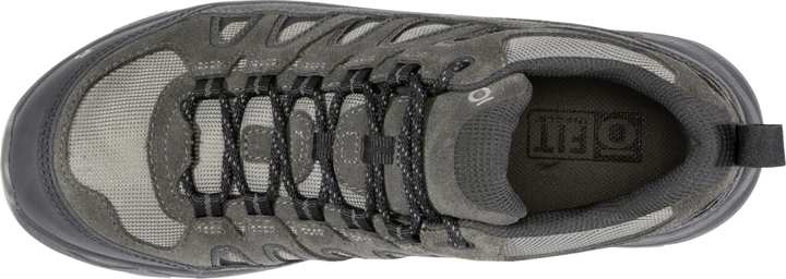 Oboz Mens Sawtooth Ascent Low Waterproof Charcoal