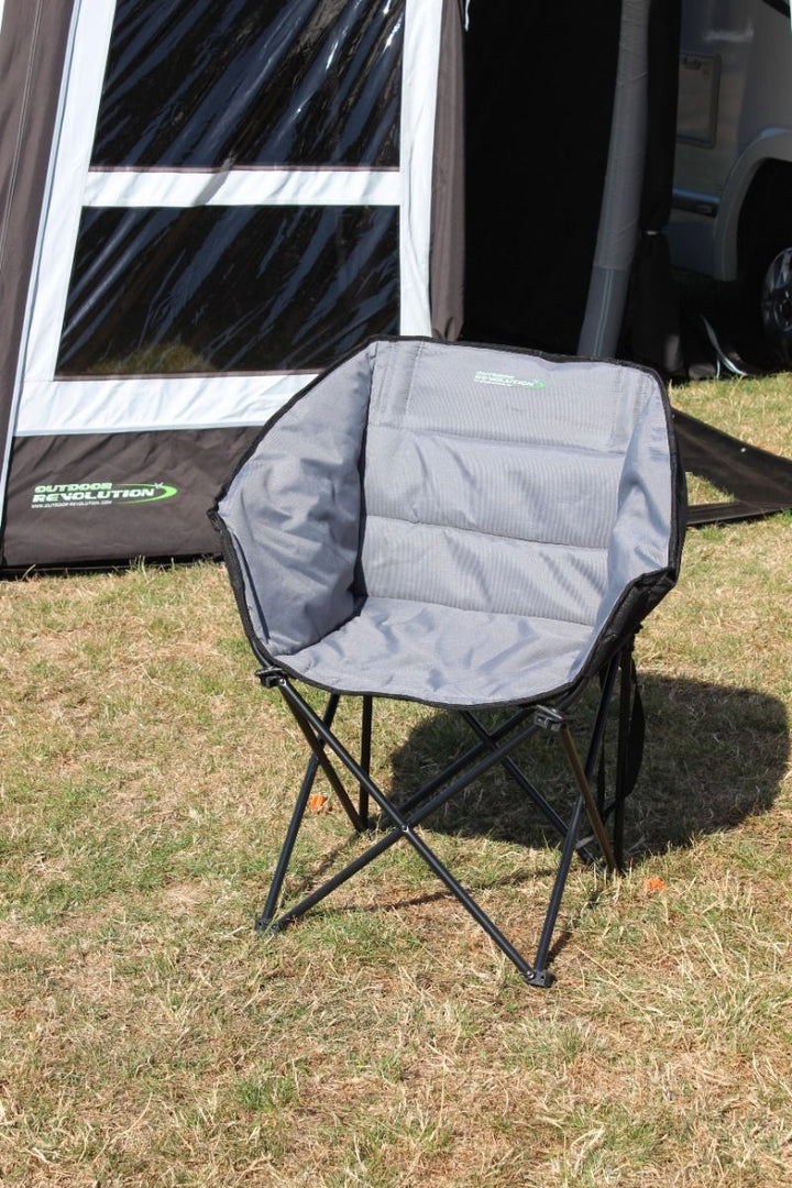 Outdoor Revolution Tub Chair Grey & Black