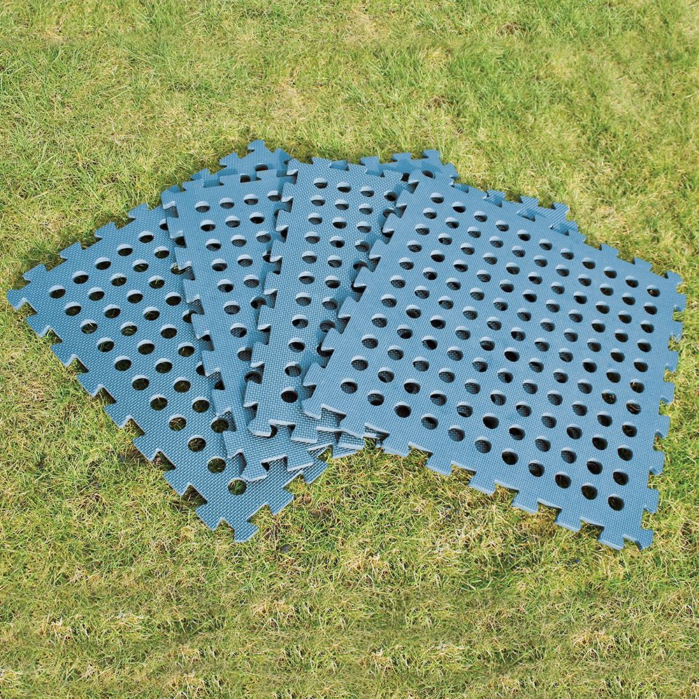 Outdoor Revolution Versatile Flooring Blue 4 Pack 8 Edges