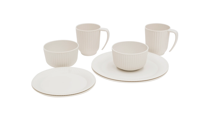 Outwell Delish 2 Person Dinner Set Sandstone