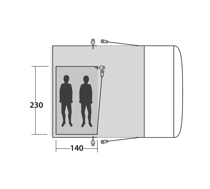Outwell 2 berth inner C