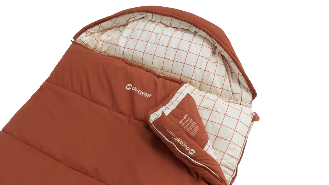 Outwell Camper Lux Red - Left zipper