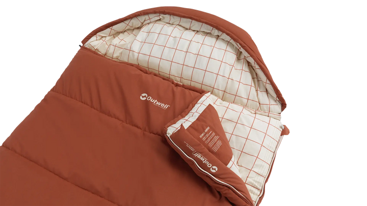 Outwell Camper Lux Red - Left zipper