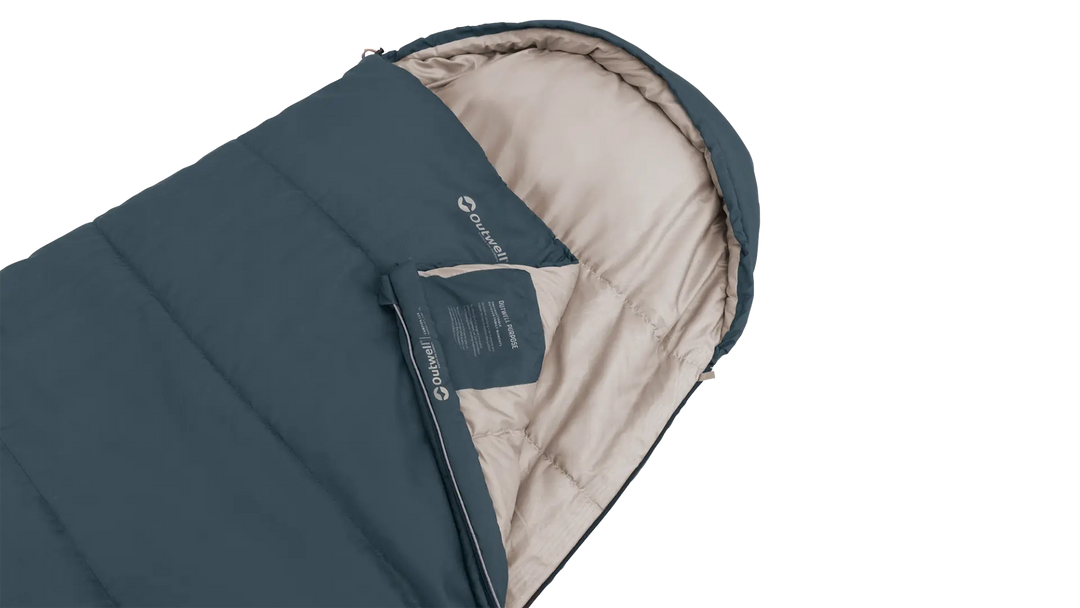 Outwell Campion Lux Blue - Left zipper