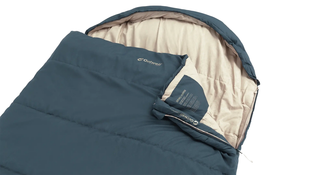 Outwell Campion Lux XL Blue - Left zipper