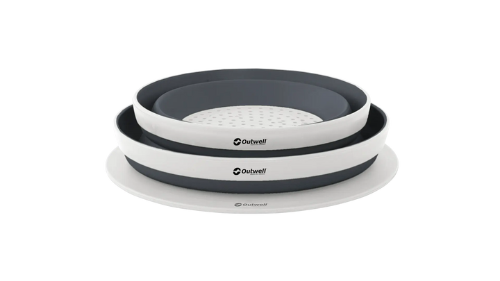 Outwell Collaps Bowl & Colander Set Navy Night