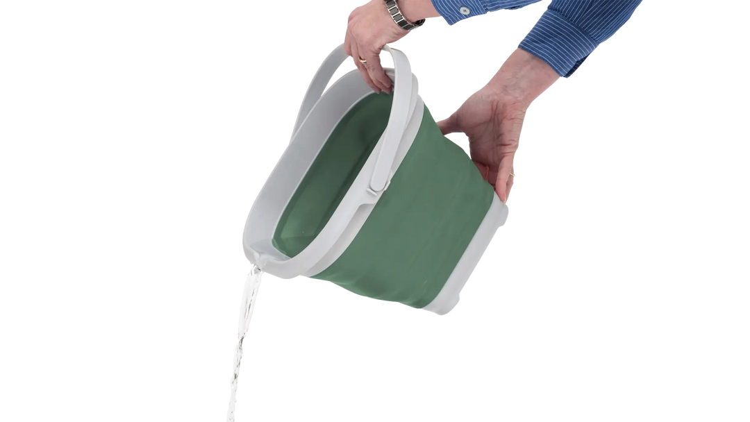 Outwell Collaps Bucket Square With Lid Shadow Green