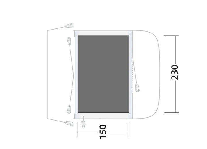 Outwell Cozy Carpet Santa Monica Air