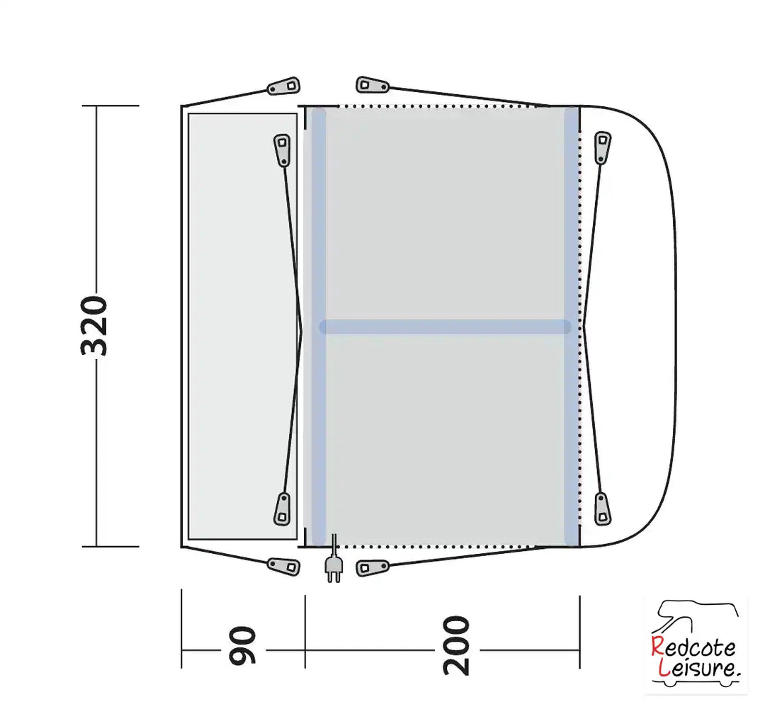 Outwell Footprint Park PowerAir