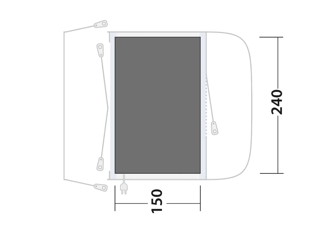 Outwell Footprint Santa Monica Air