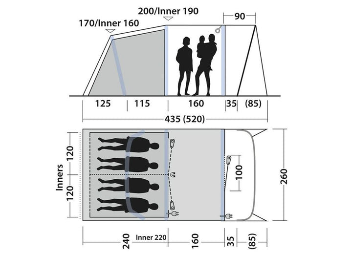 Outwell Monterey 4 Air