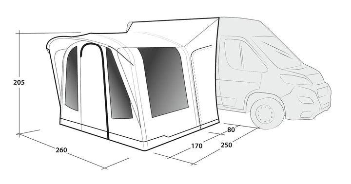 Outwell Santa Monica Air Mid Tall
