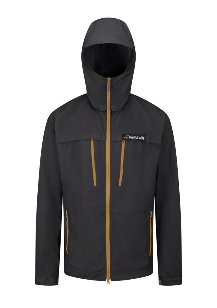 Paramo Bentu Windproof Jacket Mens Dark Grey Cumin