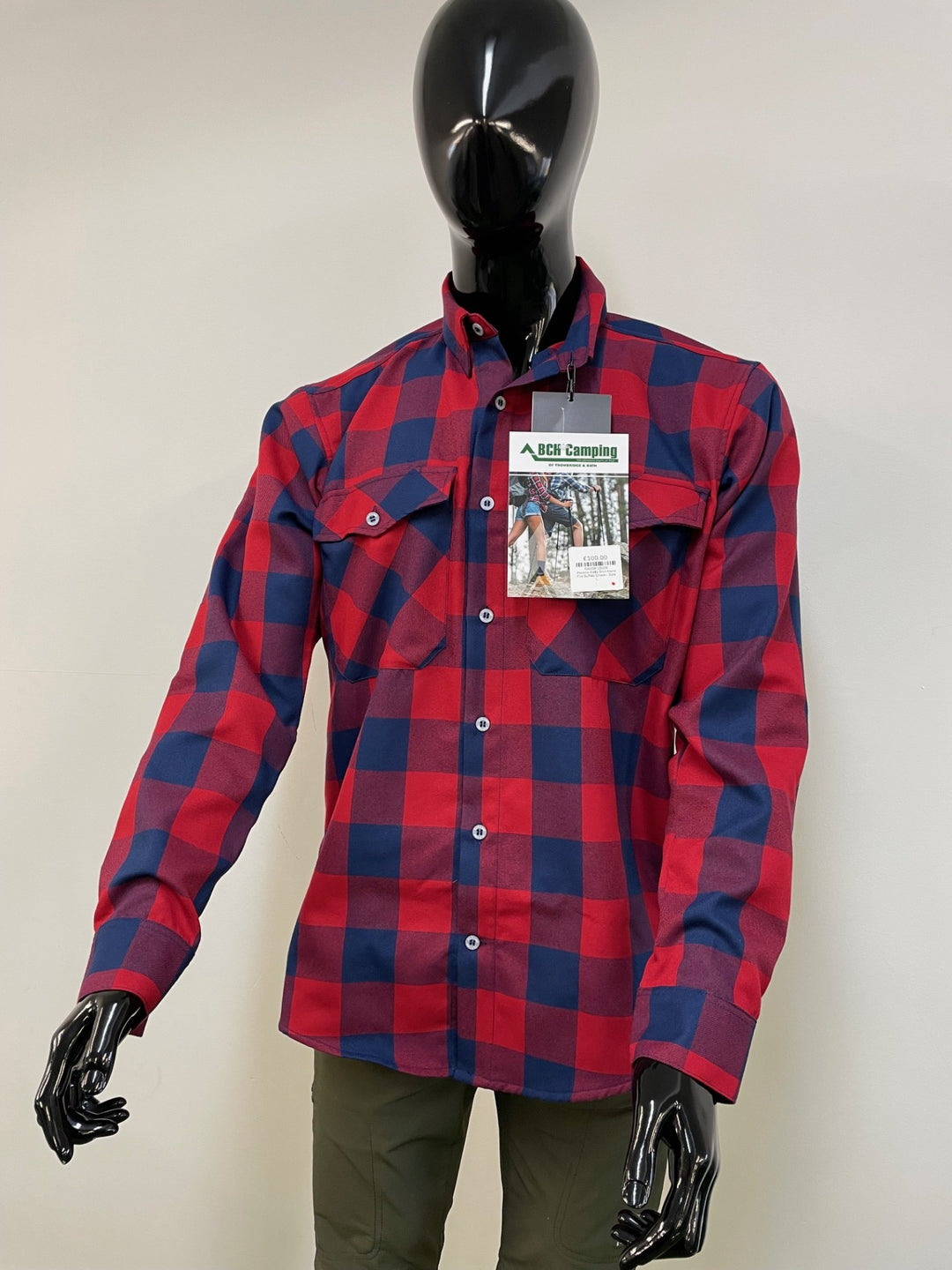 Paramo Katla Shirt Mens Fire Buffalo Check