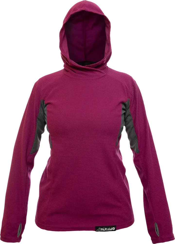 Paramo Velez Grid Womens Foxglove Rock Grey