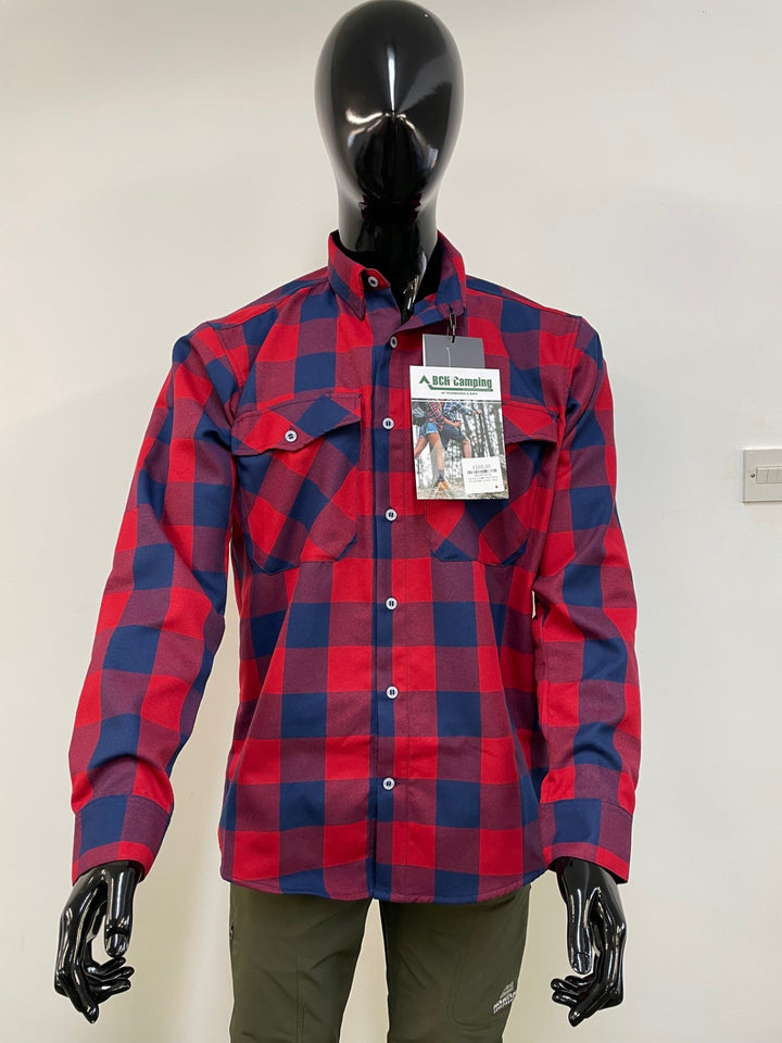 Paramo Katla Shirt Mens Fire Buffalo Check